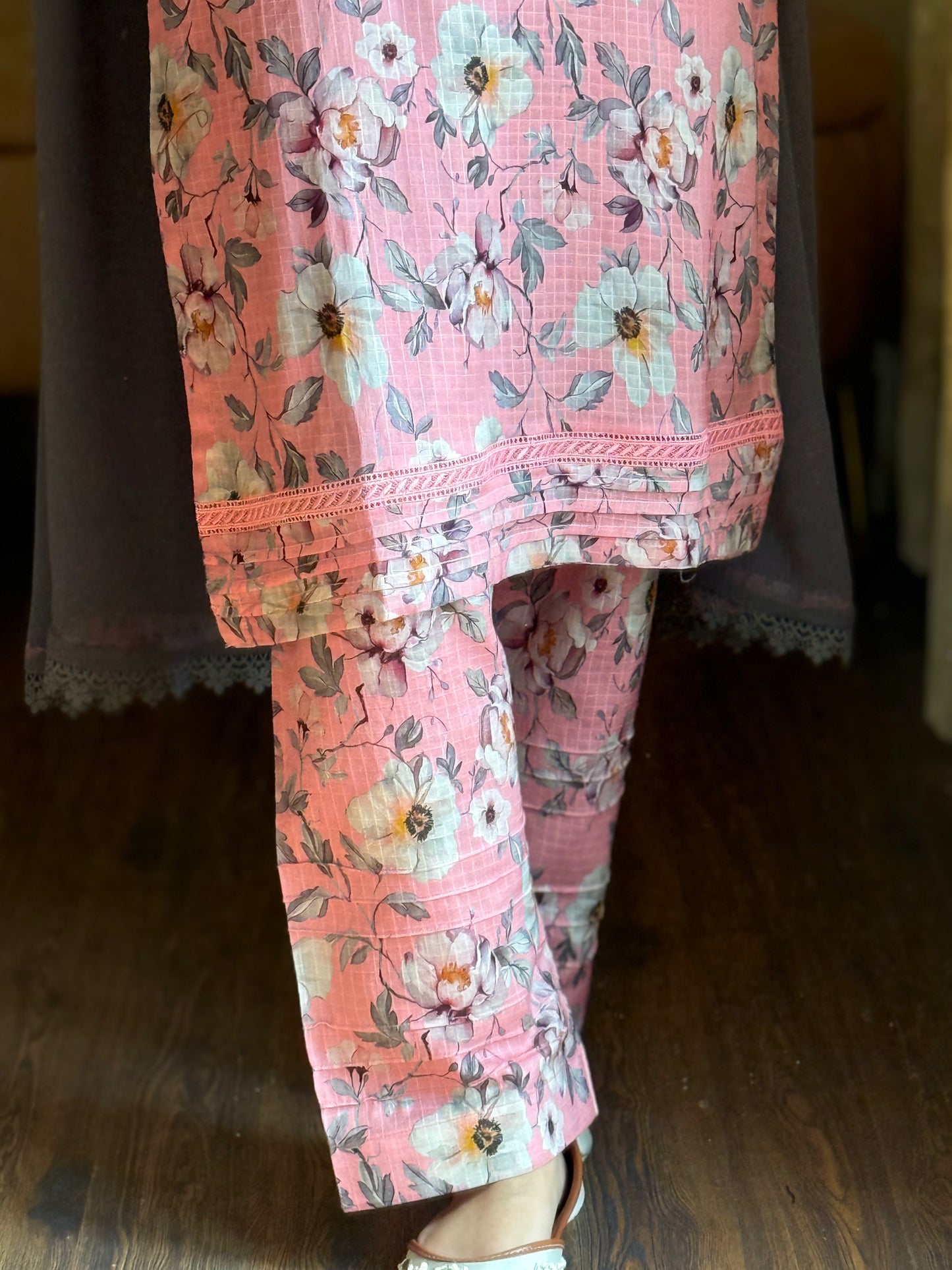 3-Piece Dobby Lawn Stitched Dress - 249