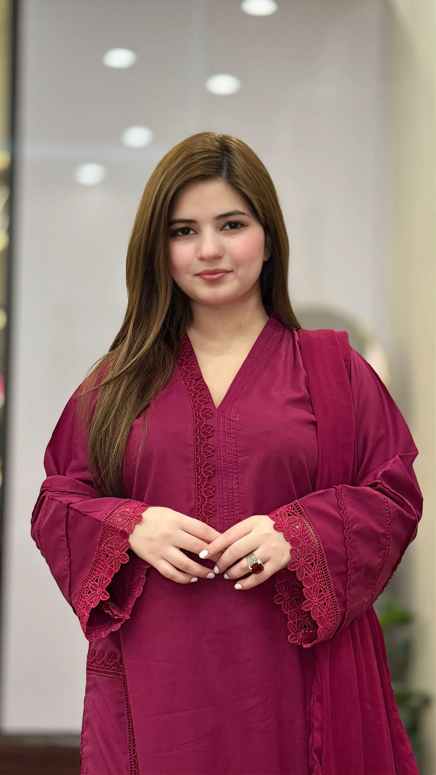 3-Piece Premium Lawn Stitched Suit-276