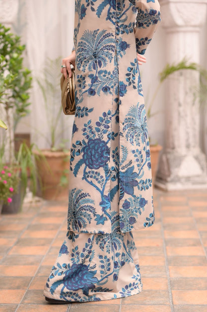 2 PC -Digital Lawn Stitched Dress - 001