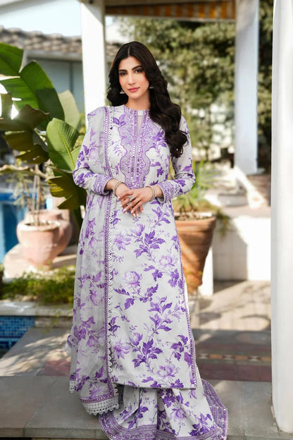 Pure Lawn Embroidered 3 Piece Unstitched 600