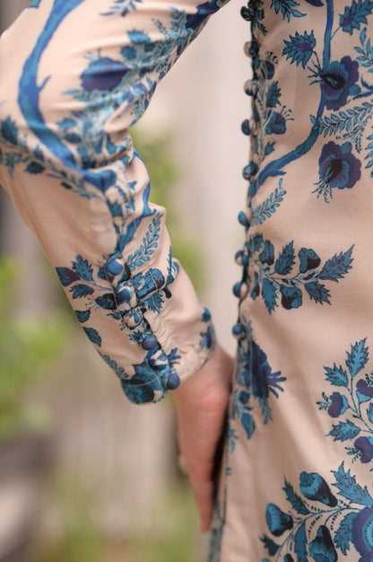 2 PC -Digital Lawn Stitched Dress - 001