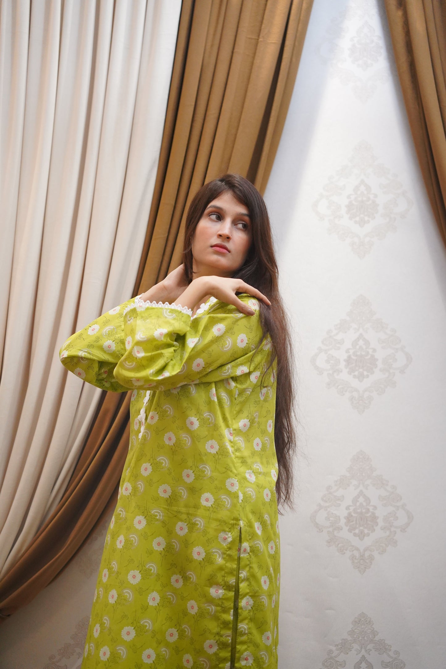 2 PC Premium Stitched Suit - Noor 026