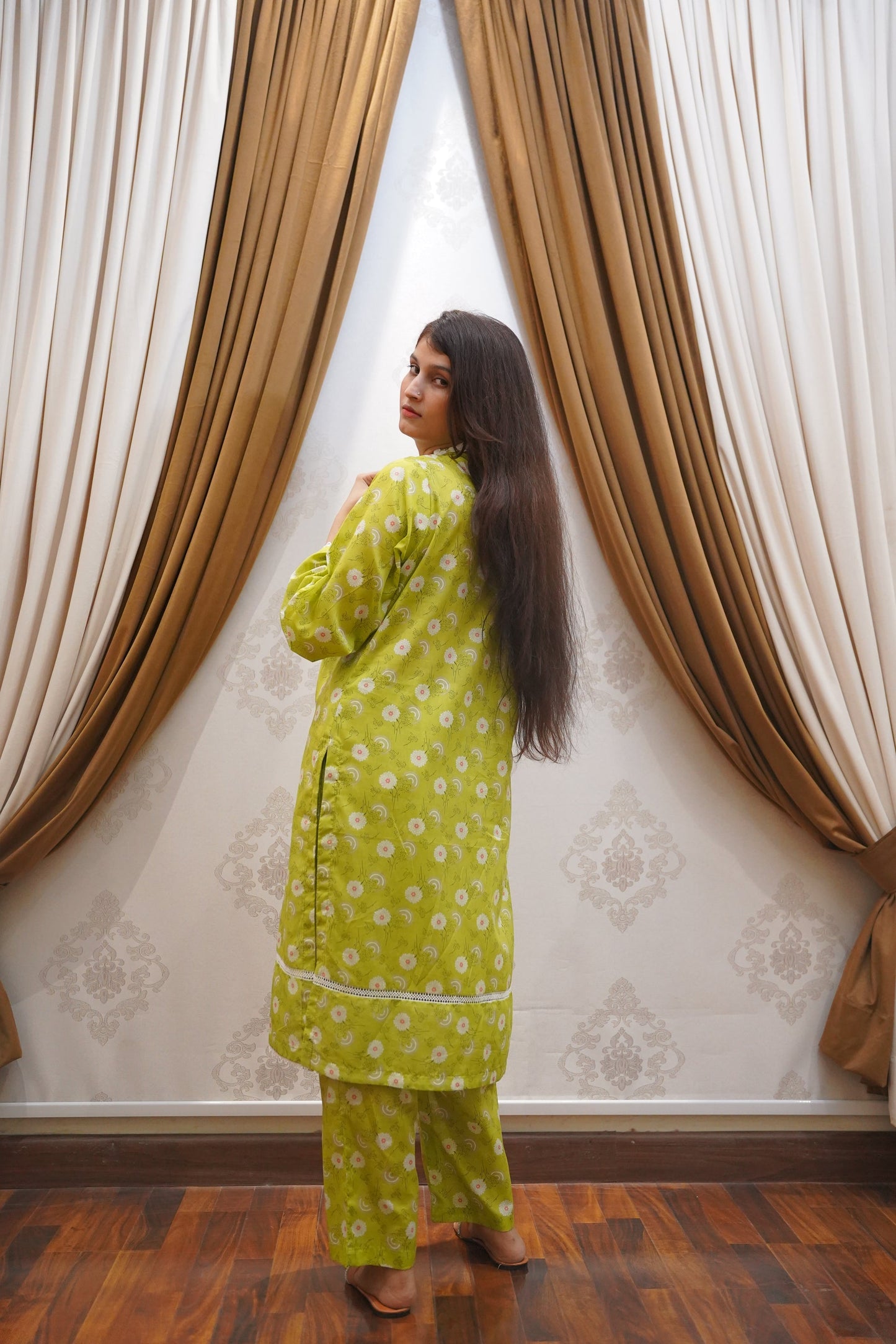 2 Piece Premium Pure Lawn Stitched Suit