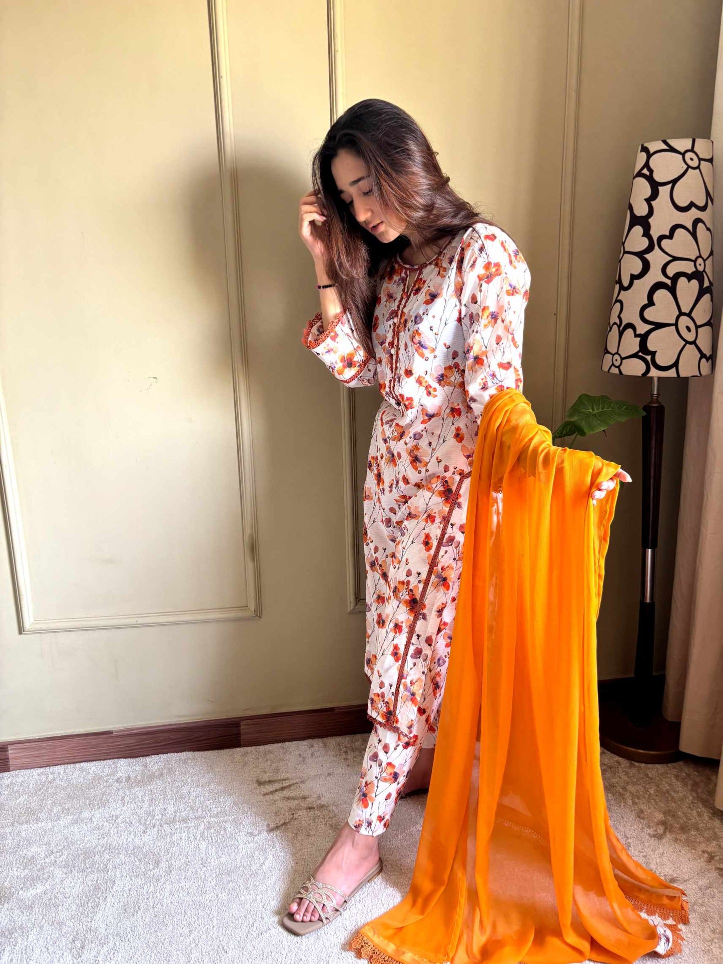 3 Piece - Lawn Printed Stitched Dress - 079