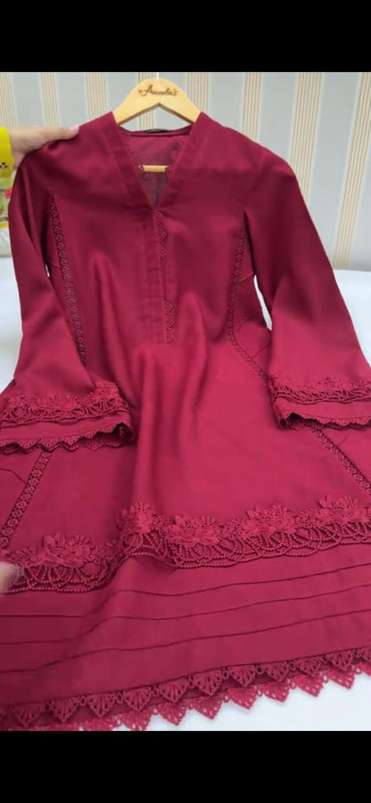 3 Piece - Soft Karandi Stitched