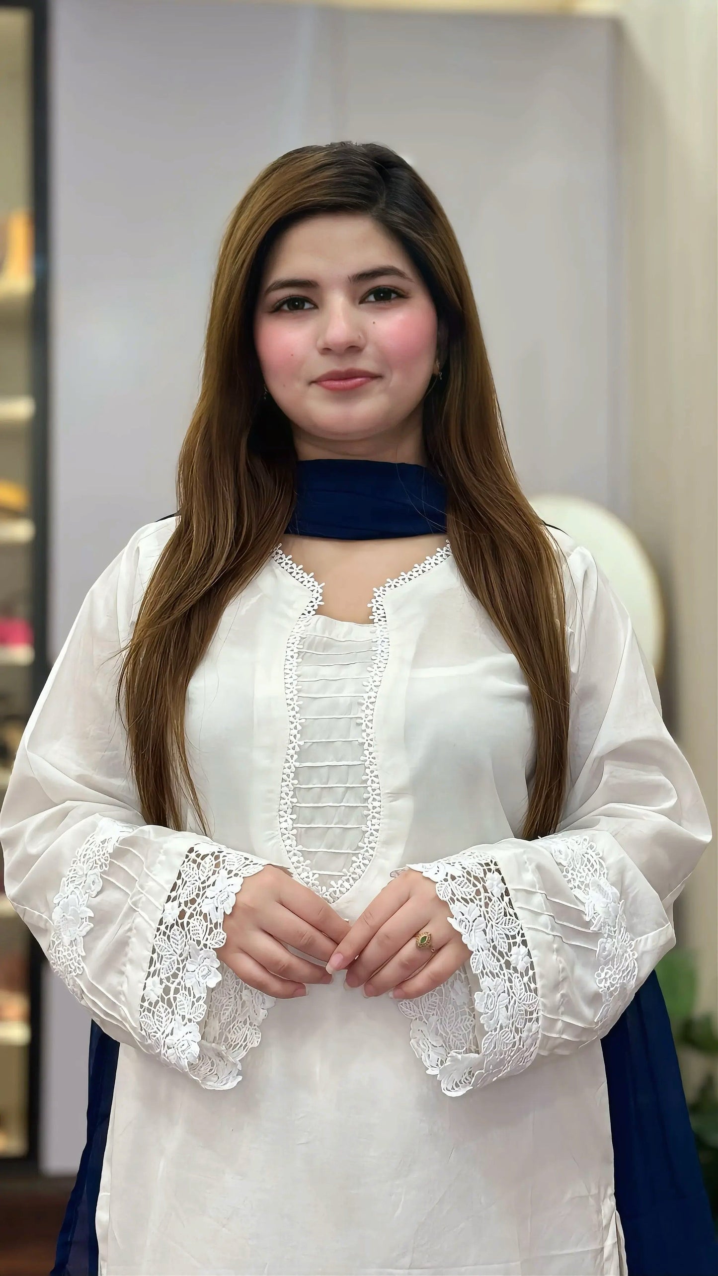 3-Piece Premium Lawn Stitched Suit-298