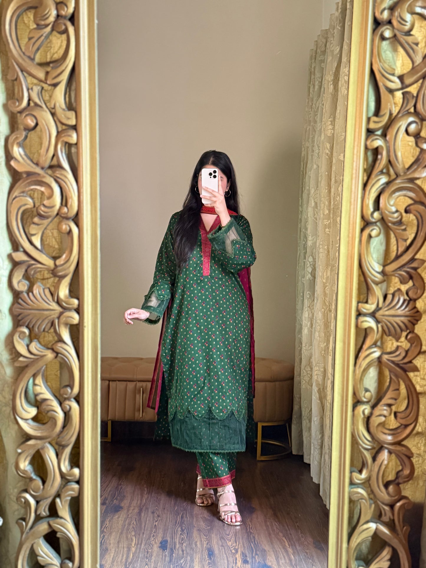 3 Piece - Printed Lawn Stitched Suit-283