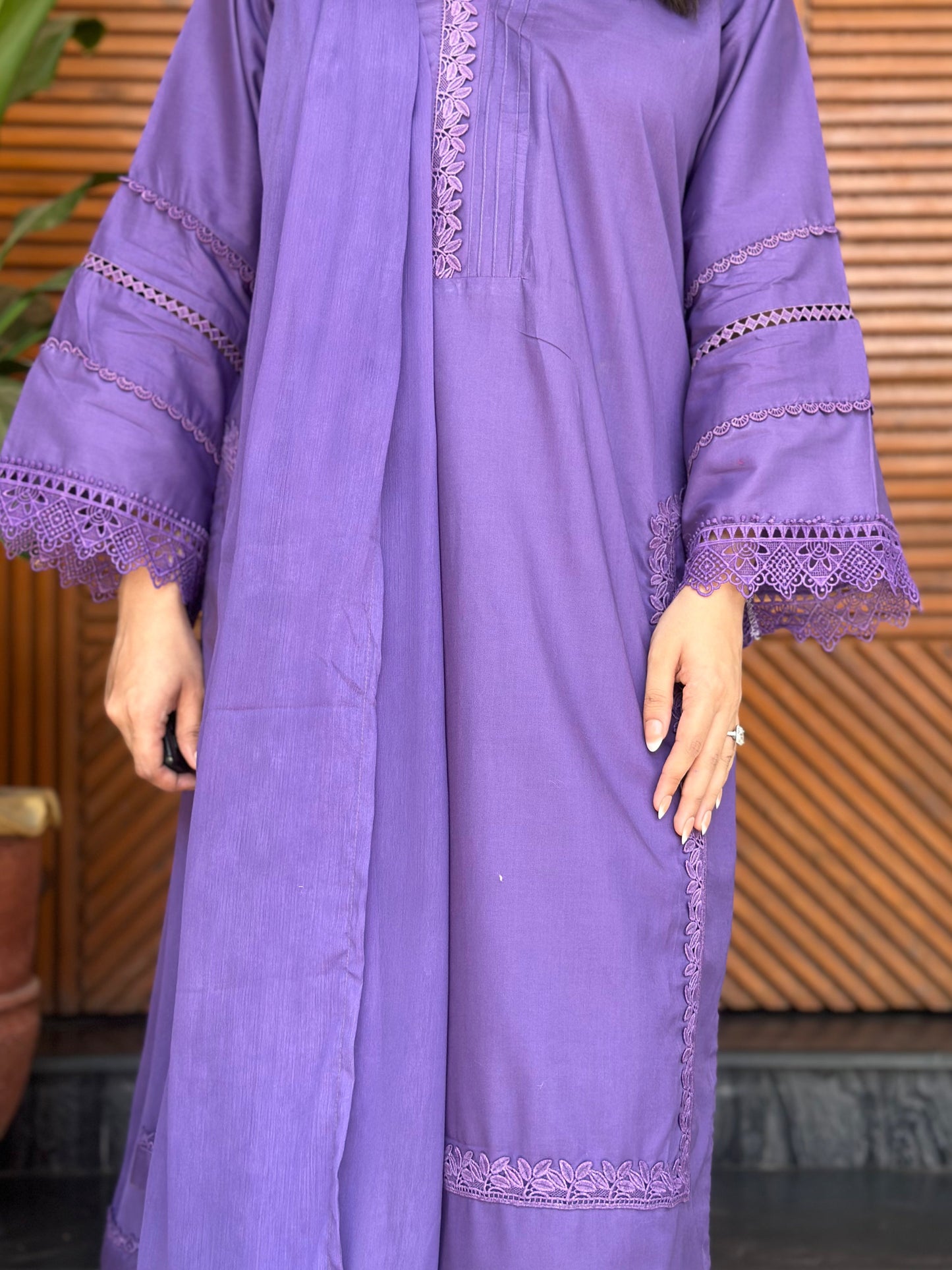 3-Piece Pure Lawn Stitched Suit-292