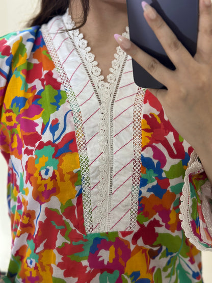 2 Piece Premium Pure Lawn Stitched Suit