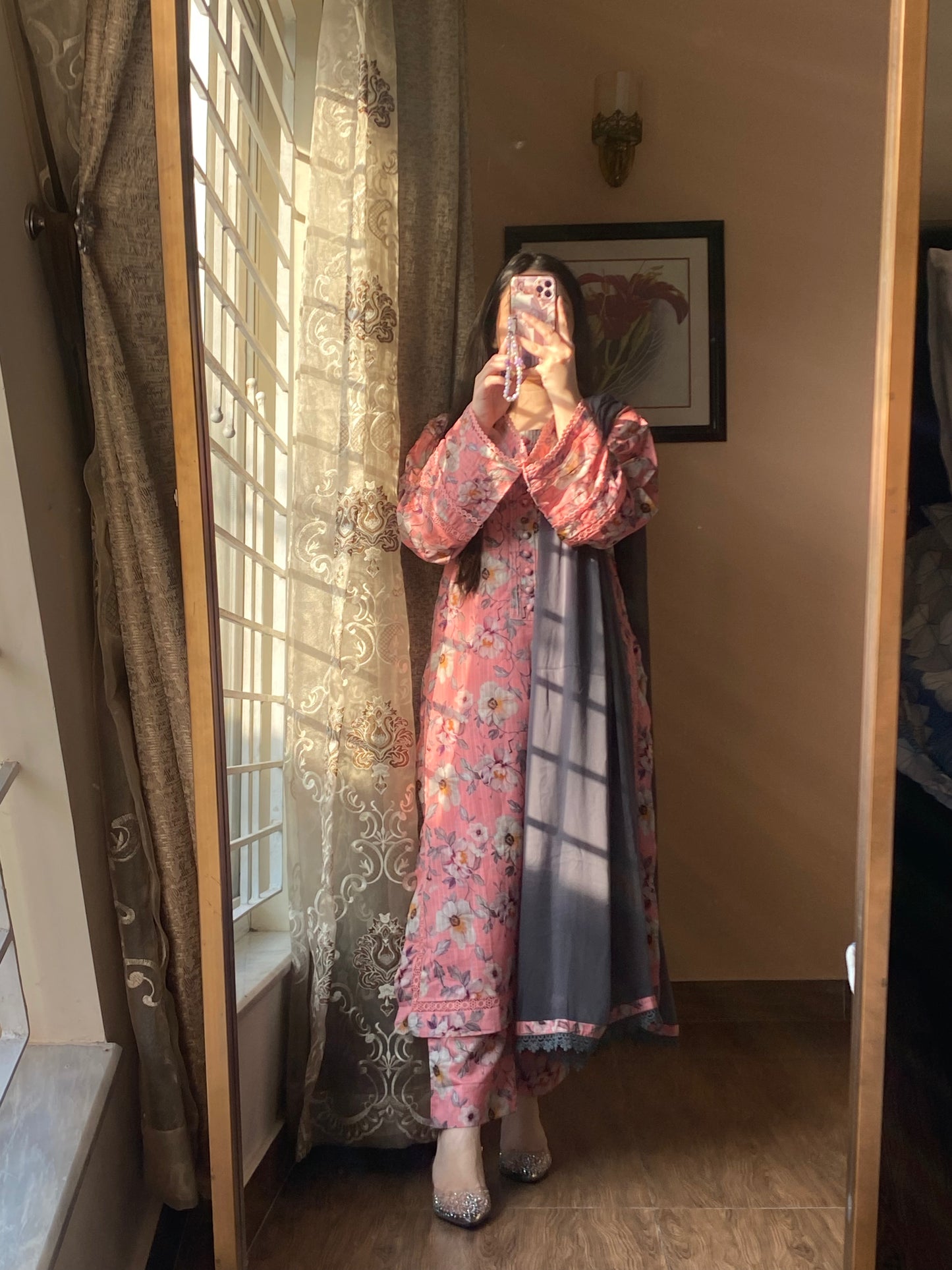 3 Piece -Premium Dobby Lawn Stitched Dress - 237