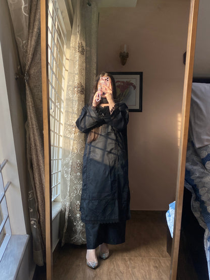 3-Piece Premium Lawn Stitched Suit-229