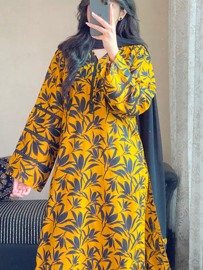 3-Piece Dobby Lawn Stitched Dress - 241