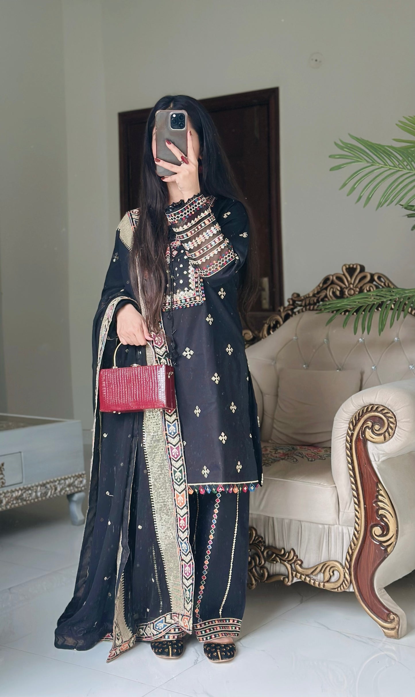 3 Piece - Embroidered Pure Lawn Suit-282