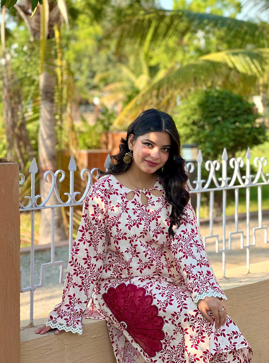 2 Piece Slub Khaddar -Stitched