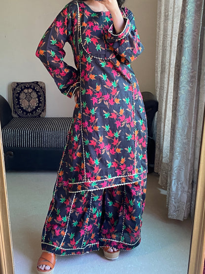 3 Piece-Bana Dora Lawn Stitched Dress- 90