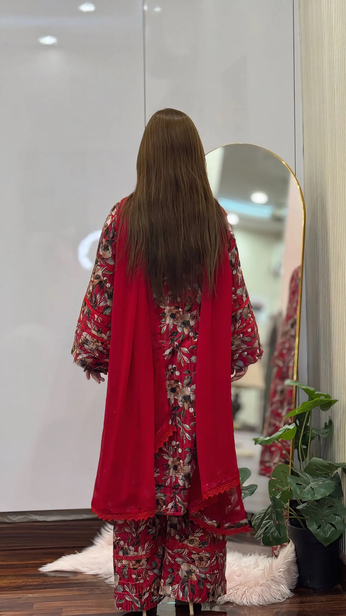 3-Piece Lawn Stitched Dress - 250