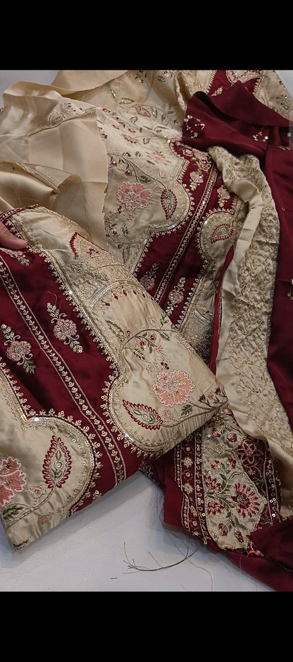 2-Piece Ethnic Dress with Applic, Hit code-308