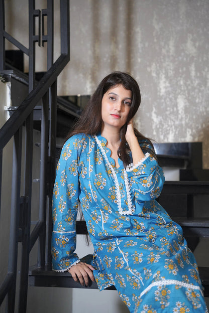 2 Piece Lawn Premium Stitched Suit