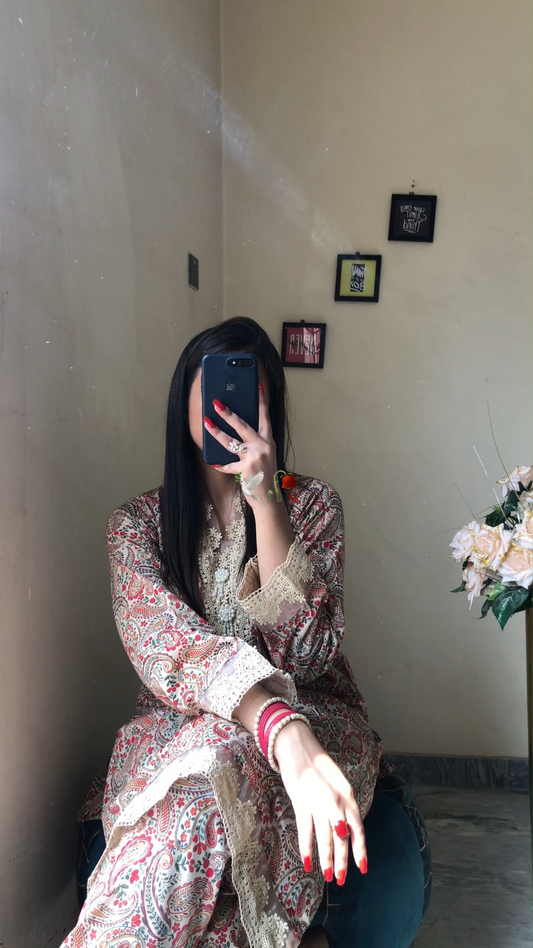2 Piece Premium Lawn Stitched Suit