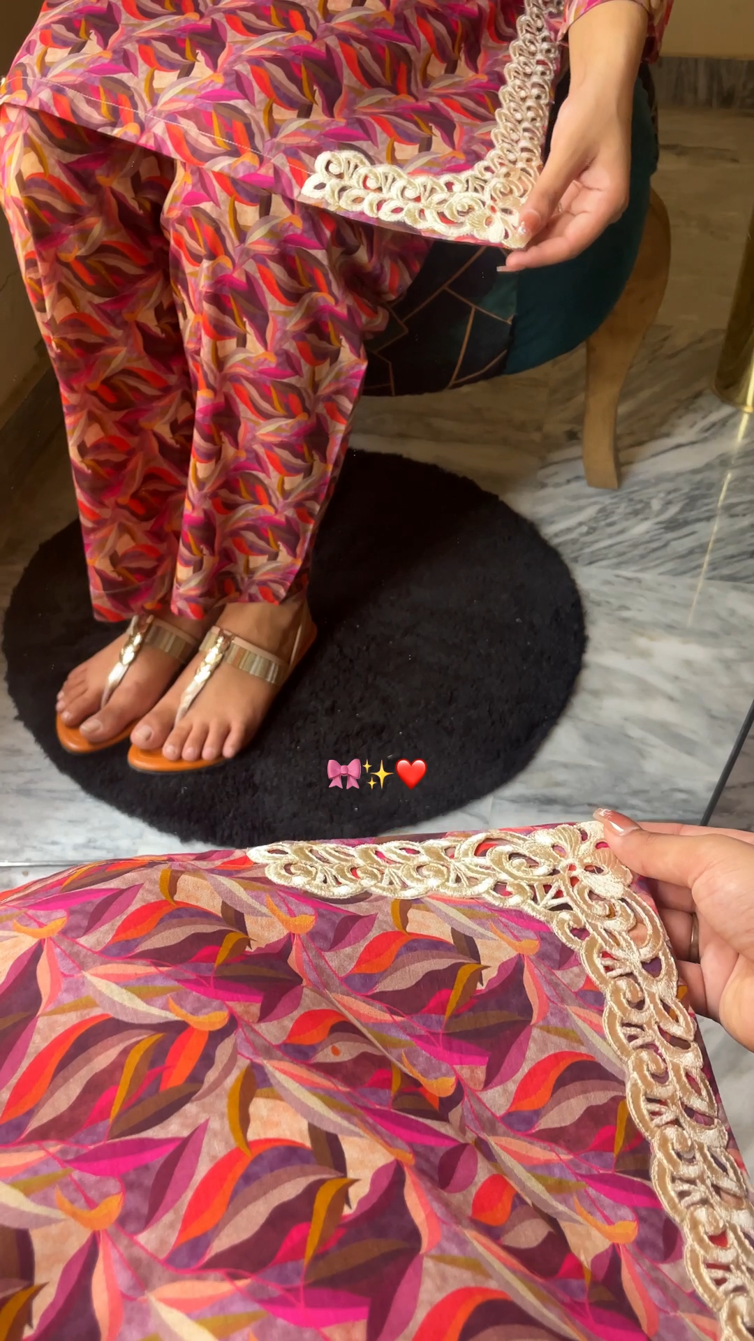 Comfortable Stitched Suit -Noor 028