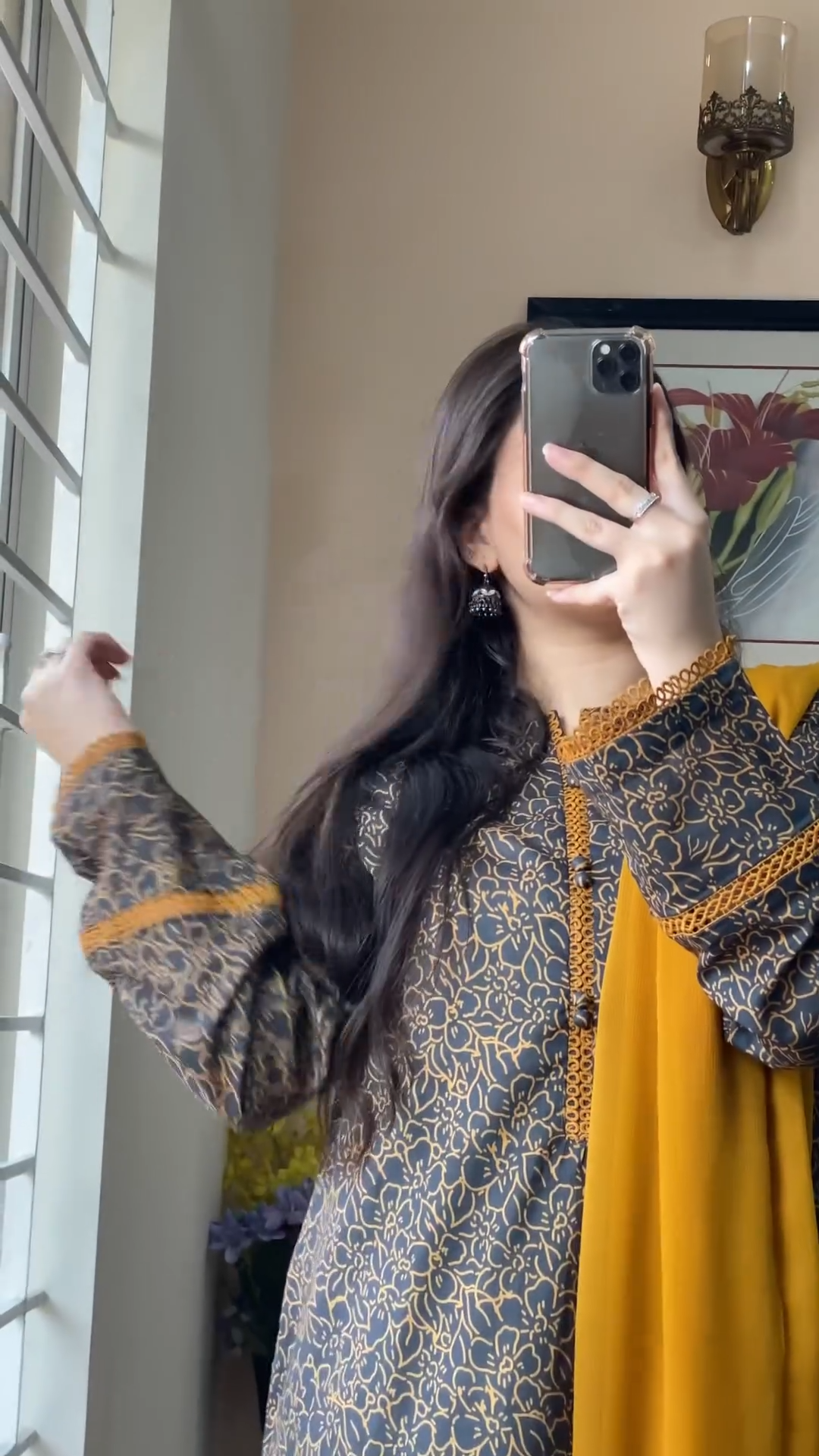 3 Piece plain khaddar Stitched - 043