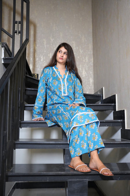 2 PC Premium Stitched Suit - Noor 025